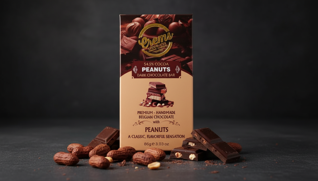 Peanuts Milk Chocolate Bar 42% Cocoa